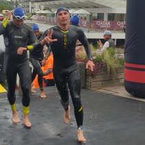 Ventspilnieks Vadims Popovs atzīstami nostartēja Pasaules čempionātā Ironman 70.3