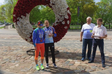 Pasaules čempionāta dalībniece Baiba Medne Jelgavas akvatlonā sasniedz Latvijas rekordu