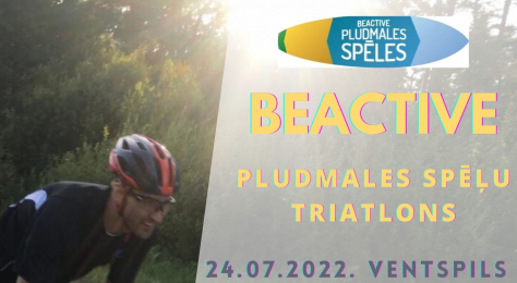 24.jūlijā Ventspilī notiks „Be Active” Pludmales spēļu TRIATLONS