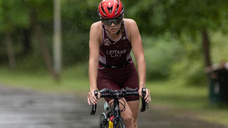 Daniela Leitāne atgriežas triatlonā