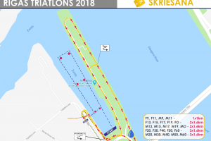 Skriešana Rīgas Triatlons 2018