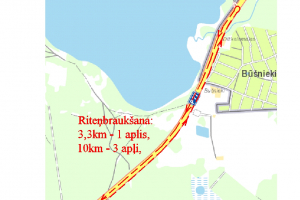 5. Bērnu distance, riteņbraukšana