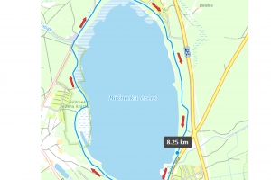 2) Riteņbraukšanas trases shēma